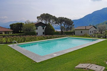 Pool - Residence San Lorenzi - Ferienwohnungen Comer See